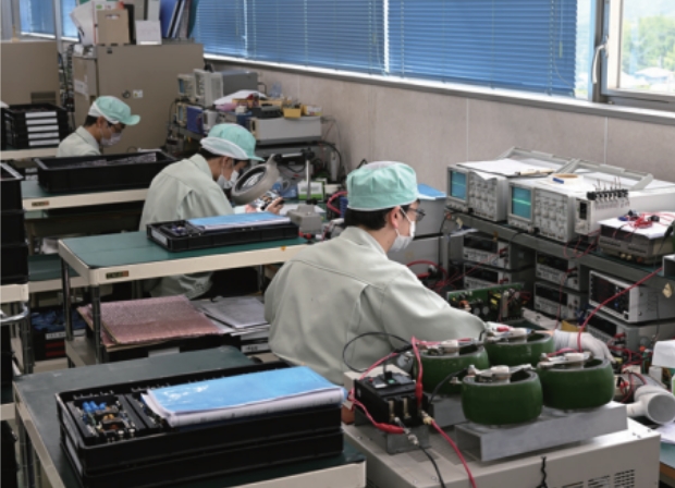 出荷前検査の様子